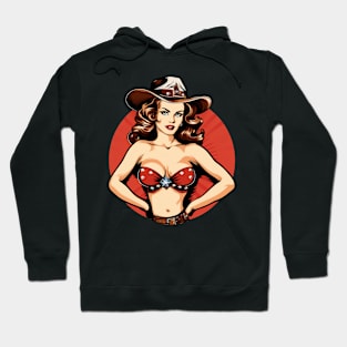 Beautiful american cowgirl Hoodie